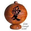 Ohio Flame 41 Inch Fire Globe - Live Laugh Love
