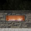 Firegear Outdoor 48" Kalea Bay Outdoor Gas Fireplace With LED Lights - OFP-48LECO-NLED