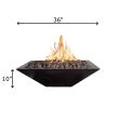 Phoenix Precast Products Square Gas Fire Bowl In Multiple Sizes - OSFB