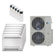 Perfect Aire 48,000 BTU 21.5 SEER Five Zone Heat Pump System 9+9+9+9+12 - Floor Mounted - 3PAMSH48-MZO5 / 4-2PAMSCONH09 / 3PAMSCONH12