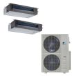 Perfect Aire 48,000 BTU 21.5 SEER Dual Zone Heat Pump System 9+18 - Concealed Duct