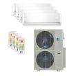 Perfect Aire 48,000 BTU 21.5 SEER Quad Zone Heat Pump System 9+9+9+9 - Wall Mounted