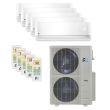 Perfect Aire 48,000 BTU 21.5 SEER Five Zone Heat Pump System 9+9+9+9+12 - Wall Mounted