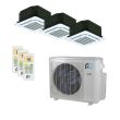 Perfect Aire 36,000 BTU 22.5 SEER Tri Zone Heat Pump System 12+12+12 - Ceiling Cassette - 3PAMSH36-MZO4 / 3-3PAMSCH12