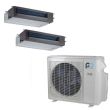 Perfect Aire 36,000 BTU 22.5 SEER Dual Zone Heat Pump System 9+12 - Concealed Duct - 3PAMSH36-MZO4 / 3PAMSDH09 / 3PAMSDH12