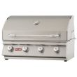 Bull 30" Grill Head Outlaw 4 Burner 60,000 BTU's- 26038/9 - Top View