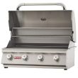 Bull 30" Grill Head Outlaw 4 Burner 60,000 BTU's- 26038/9 - Left Side View