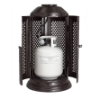 Patio Comfort Vintage Series 40,000 BTU -  Propane Gas Patio Heater - Antique Bronze - PC-02CAB - tank cover open