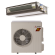 9,000 BTU 17.8 SEER Concealed Duct Mitsubishi Mini-Split Single Zone H2i Hyper Heat Heat Pump - PEAD-KA09NAHZ