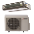 9,000 BTU 19.7 SEER Concealed Duct Mitsubishi Mini-Split Single Zone Heat Pump - PEAD-KA09NA2
