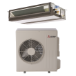 18,000 BTU 19.8 SEER Concealed Duct Mitsubishi Mini-Split Single Zone Heat Pump - PEAD-KA18NA2