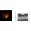 Majestic Black glass interior panels 36 Inch
