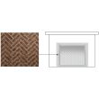 Majestic Herringbone Tavern Brown Brick interior panels 36 Inch