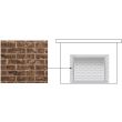 Majestic Traditional Tavern Brown Brick Interior Panels 36 Inch