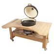 Primo Round Charcoal Kamado with Cypress Table - PRM771 / PRM601