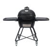 Primo All-In-One Oval JR 200 Ceramic Kamado Grill With Shelves - PRM7400