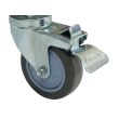 Primo Oval XL 400 Kamado with Cypress Table Options - PRM778 / PRM612 / PRM600 / PRM602 - wheel details
