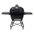Primo All In One Oval XL 400 Ceramic Kamado Grill With Shelves - PRM7800
