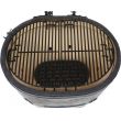 Primo Oval LG 300 Ceramic Kamado Grill On Steel Cart With 2-Piece Island Side Shelves - PRM775 / PRM368 / PRM311 - Grates