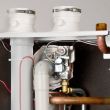 Triangle Tube Prestige Solo 339HP 399,000 BTU Output Condensing Gas Boiler With TriMax Control - PT399HP - Top Inside View