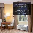 ACIQ 15,000 BTU Inverter PTAC Heat Pump Air Conditioner Unit with 3.5KW Electric Heater | R32 - ACIQ-15PTC-INV