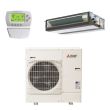 Mitsubishi 30,000 BTU 19.1 SEER Single Zone Heat Pump System - Concealed Duct