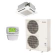 Mitsubishi 36,000 BTU 21.8 SEER Single Zone Heat Pump System - Ceiling Cassette