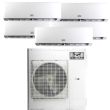 Stealth 42,000 BTU 23 SEER Five Zone Wall Mounted Pinnacle Heat Pump System 9+9+9+9+18 - SC-42Z-HH-M5 / SC-09W-HP230-4 / SC-18W-HP230