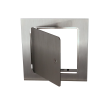 RCS 6-Inch Stainless Steel Recessed Single Access Door - RAD66 - Left Side Open View