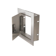 RCS 6-Inch Stainless Steel Recessed Single Access Door - RAD66 -  Right Side Open View