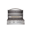 RCS Premier Series 32-Inch Freestanding Gas Grill With Rear Infrared Burner - RJC32A/RJCMC/RJC32ALP - Top view