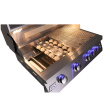 RCS Premier Series 32-Inch Built-In Gas Grill With Rear Infrared Burner & Blue LED Lights - RJC32AL/RJC32ALLP - cut view