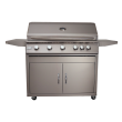 RCS Premier Series 40-Inch Freestanding Gas Grill With Rear Infrared Burner - RJC40A/RJCLC/RJC40ALP - Front View