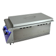 RCS Premier Slide-In Stainless Steel Double Side Burner With Blue LED - RJCSSBL/RJCSSBLLP-Right Top View