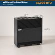 Williams 35,000 BTU Natural Gas, Enclosed Front, Room Heaters - 3501522A / 2102
Williams 35,000 BTU Natural Gas, Enclosed Front, Room Heaters ideal for warming homes, garages, or workshops