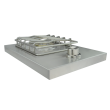 RCS Cutlass Drop-in Stainless Steel Single Side Burner - RSB1/RSB1LP - Left Side view