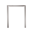 RCS Stainless Steel Trim Kit For REFR4 Two Drawer Refrigerator - RTR4 - Side View