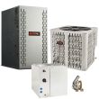 3 Ton 14.3 SEER2 80% AFUE 100,000 BTU Trane Gas Furnace and Air Conditioner System - Multipositional - A4AC4036D1 / 4MXCC009AC6HCB / A801X100CM5SD / 4AYTXVH3G2436A