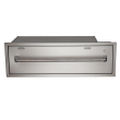 RCS R-Series 36-Inch Built-In 120V Electric Outdoor Warming Drawer - RWD1 - Front View