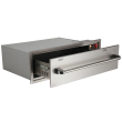 RCS R-Series 36-Inch Built-In 120V Electric Outdoor Warming Drawer - RWD1 - Left View