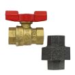 Reznor RZ015971 1/2-inch manual gas shutoff valve with union