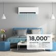 Mitsubishi 18,000 BTU GX-Series 22.5 SEER2 Single Zone Wall Mount Mini Split Hyper Heat Pump System – R454B | 230V  - MUZ-GX18NLHZ / MSZ-GX18NL