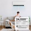 Mitsubishi 24,000 BTU GX-Series 21.5 SEER2 Single Zone Wall Mount Mini Split Heat Pump System – R454B | 230V  - MUZ-GX24NL / MSZ-GX24NL
