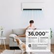 Mitsubishi 36,000 BTU GX-Series 18.5 SEER2 Single Zone Wall Mount Mini Split Heat Pump System – R454B | 230V  - MUZ-GX36NL / MSZ-GX36NL