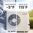 Mitsubishi 30,000 BTU GX-Series 19.2 SEER2 Single Zone Wall Mount Mini Split Heat Pump System – R454B | 230V  - MUZ-GX30NL / MSZ-GX30NL