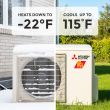 Mitsubishi 6,000 BTU FX-Series 35 SEER2 Single Zone Wall Mount Mini Split Hyper Heat Pump System – R454B | 230V  - MUZ-FX06NLHZ / MSZ-FX06NL