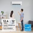 Mitsubishi 12,000 BTU FX-Series 29.9 SEER2 Single Zone Wall Mount Mini Split Hyper Heat Pump System – R454B | 230V  - MUZ-FX12NLHZ / MSZ-FX12NL