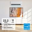 Mitsubishi 15,000 BTU GX-Series 22.2 SEER2 Single Zone Wall Mount Mini Split Heat Pump System – R454B | 230V  - MUZ-GX15NL / MSZ-GX15NL