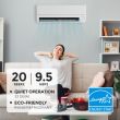 Mitsubishi 24,000 BTU HX-Series 20 SEER2 Single Zone Wall Mount Mini Split Heat Pump System – R454B | 230V  - MUZ-HX24NL / MSZ-HX24NL