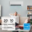 Mitsubishi 9,000 BTU HX-Series 20 SEER2 Single Zone Wall Mount Mini Split Heat Pump System – R454B | 230V  - MUZ-HX09NL / MSZ-HX09NL